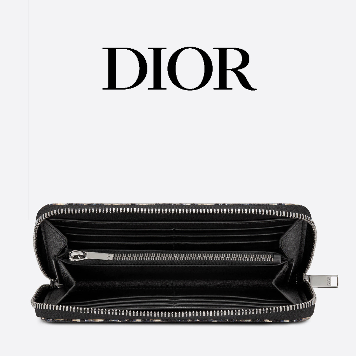 DIOR*オブリークジャガード ロングウォレット*モノグラム財布