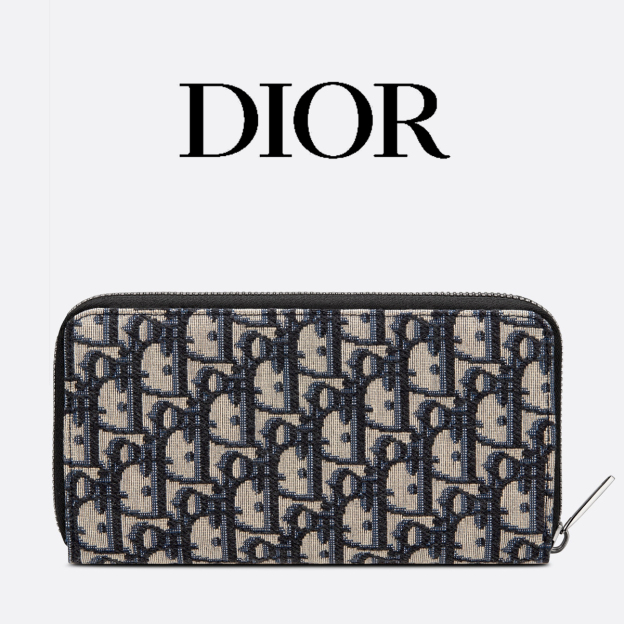 DIOR*オブリークジャガード ロングウォレット*モノグラム財布
