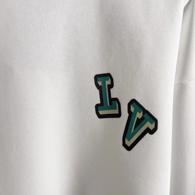 LOUIS VUITTON  パーカー 長袖  ファッション　丸襟  人気　カジュアル　アニメプリント　男女兼用