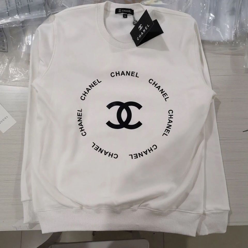 CHANEL 2023秋 ins プリント ゆったり 厚い バーカー シャネル ロゴ 100%綿 男女兼用 H0547