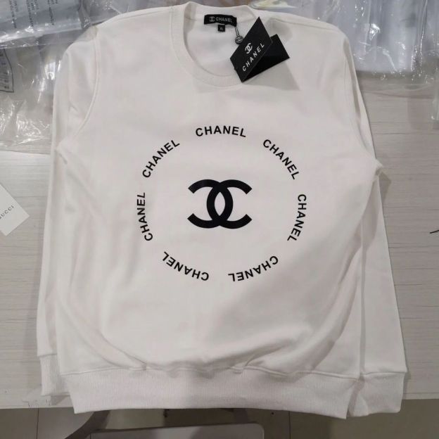 CHANEL 2023秋 ins プリント ゆったり 厚い バーカー シャネル ロゴ 100%綿 男女兼用 H0547