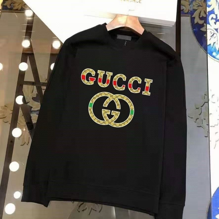 GUCCI２０２３秋 バーカー 丸襟 グッチ 暖か 人気 カジュアル 長袖 防寒 １００％綿 男女兼用