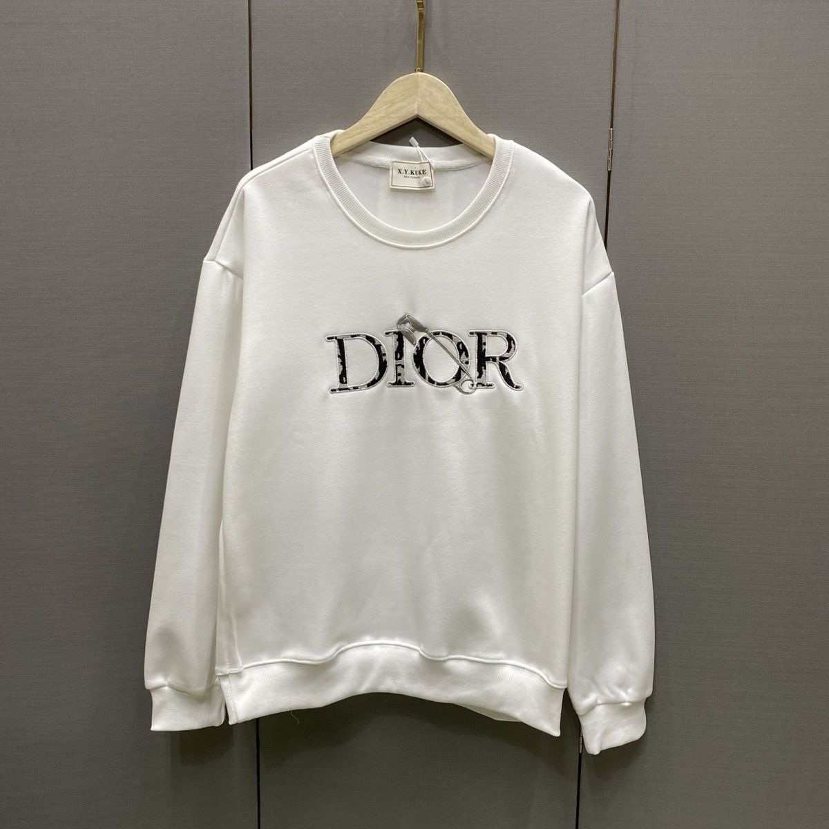 DIOR パーカー ルームウェア  ディオールロゴ ブランド トップス 綿　男女兼用