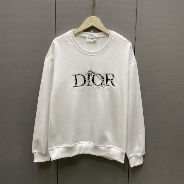 DIOR パーカー ルームウェア  ディオールロゴ ブランド トップス 綿　男女兼用