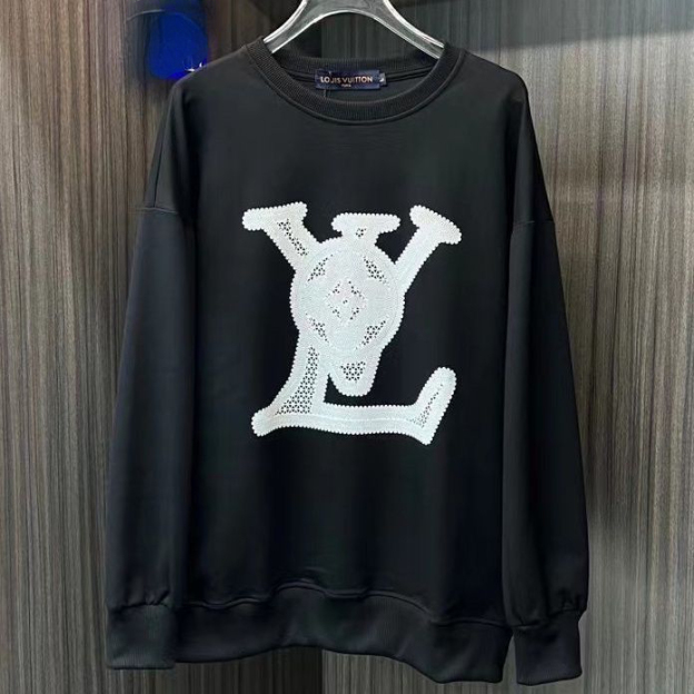 LOUIS VUITTON ゆったり 無地 トップス 長袖 防寒 春秋冬 人気パーカー  100%綿 男女兼用