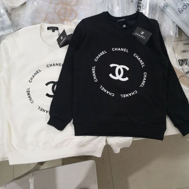 CHANEL 2023秋 ins プリント ゆったり 厚い バーカー シャネル ロゴ 100%綿 男女兼用 H0547