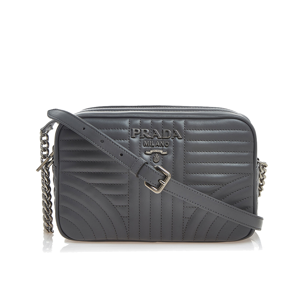 PRADA プラダ ダイアグラム レザーバッグ