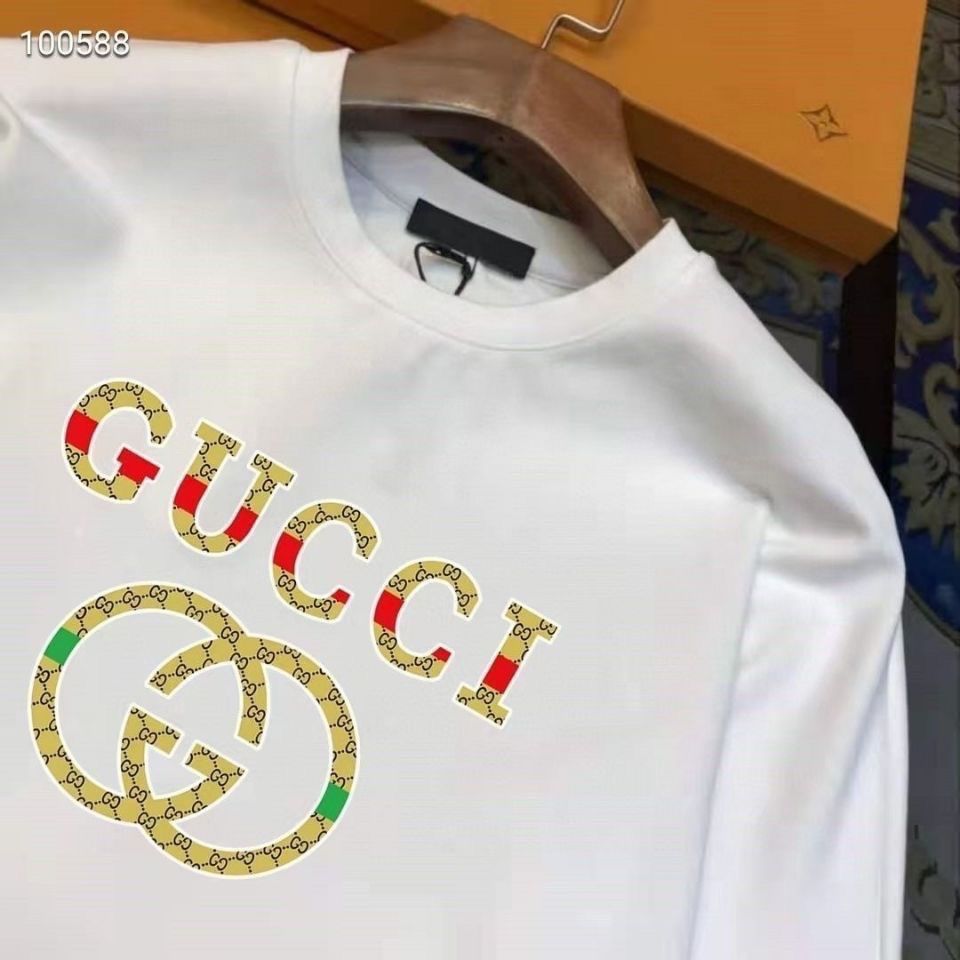 GUCCI２０２３秋　バーカー　丸襟　グッチ　暖か　人気　カジュアル　長袖　防寒　１００％綿　男女兼用