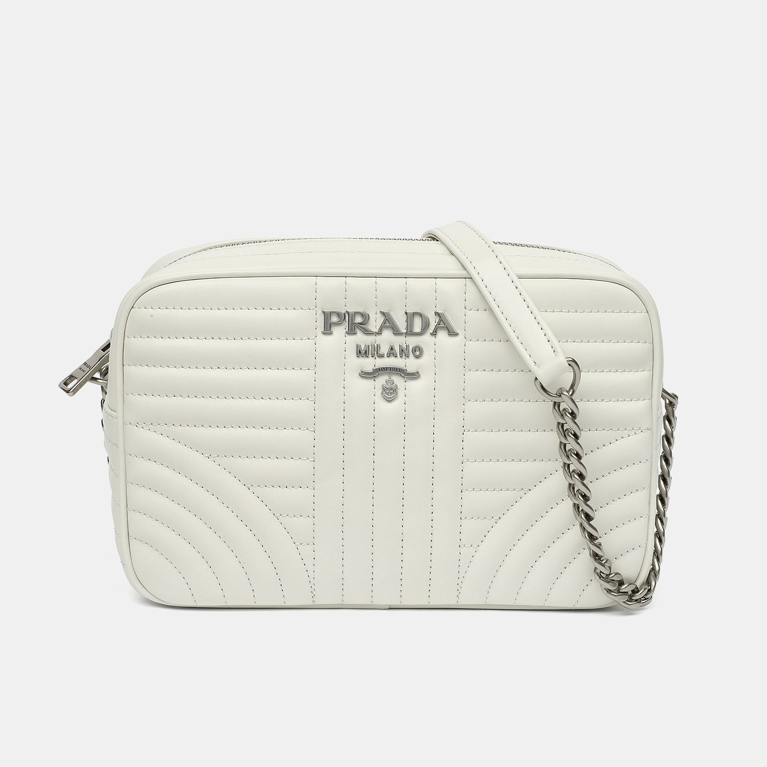PRADA プラダ ダイアグラム レザーバッグ