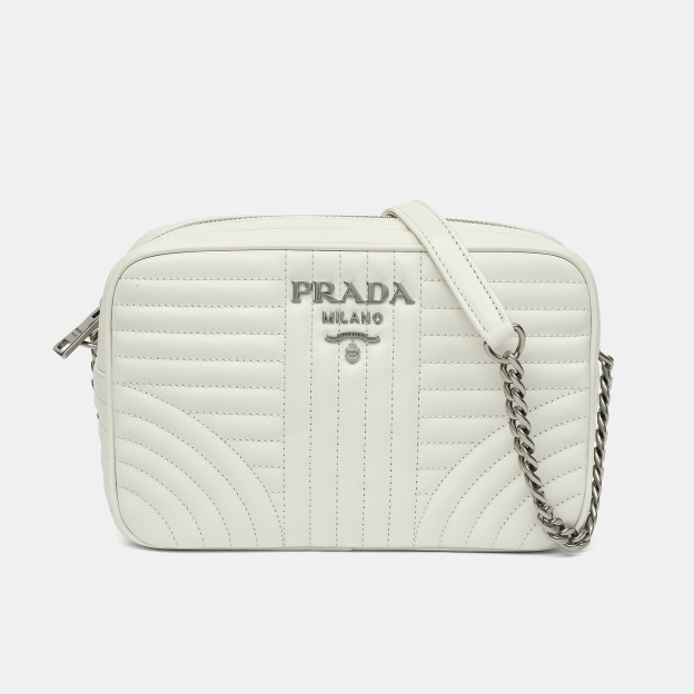 PRADA プラダ ダイアグラム レザーバッグ