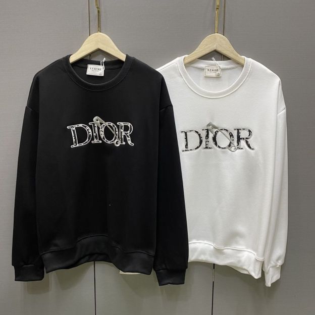 DIOR パーカー ルームウェア  ディオールロゴ ブランド トップス 綿　男女兼用