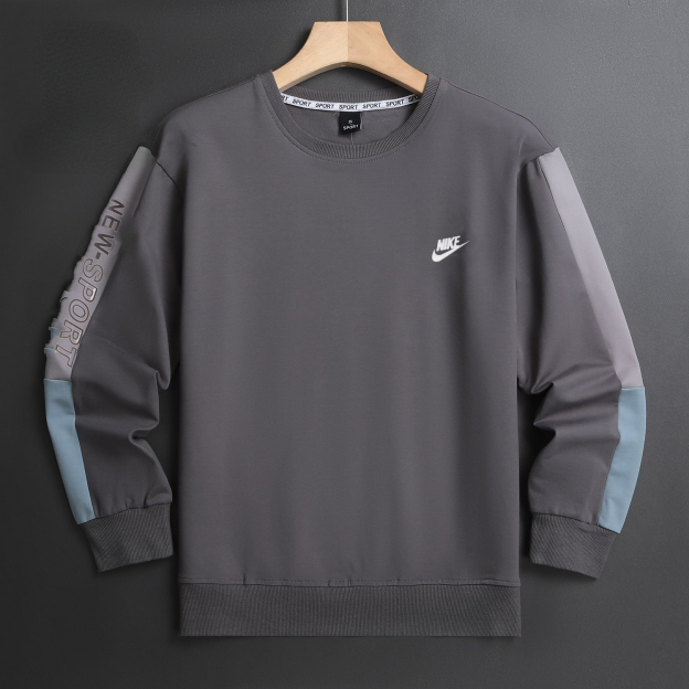 NIKE ADIDDS 2024秋 メンズスウェット クル 260g ブラック ダークグレー ライトグレー ブルー XL-5XL