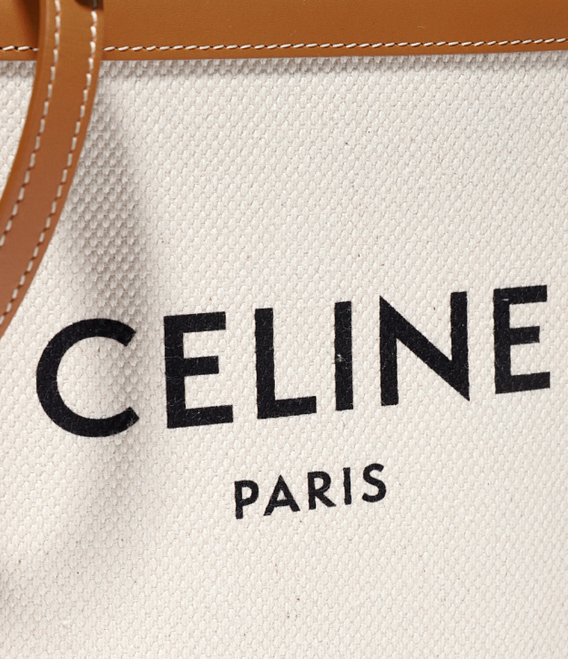 CELINE ミニ バーティカル カバ CELINEプリント