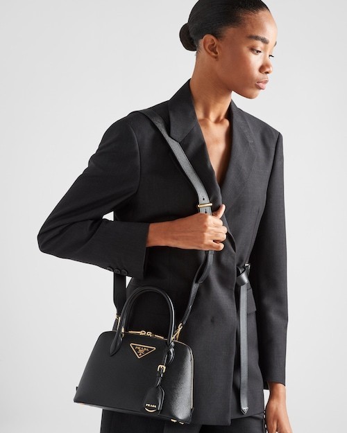 【高品質】★PRADA直営店★プロムナード サフィアーノ レザーバッグ-高島屋オンラインストア - 公式