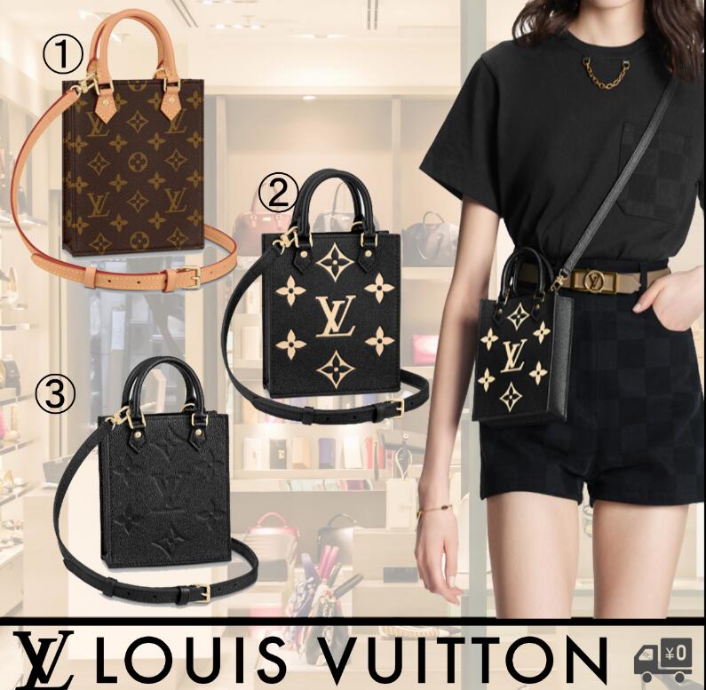 【SALE】LOUIS VUITTON/PETIT SAC PLAT BAG/２Way/ストラップ付 M57937