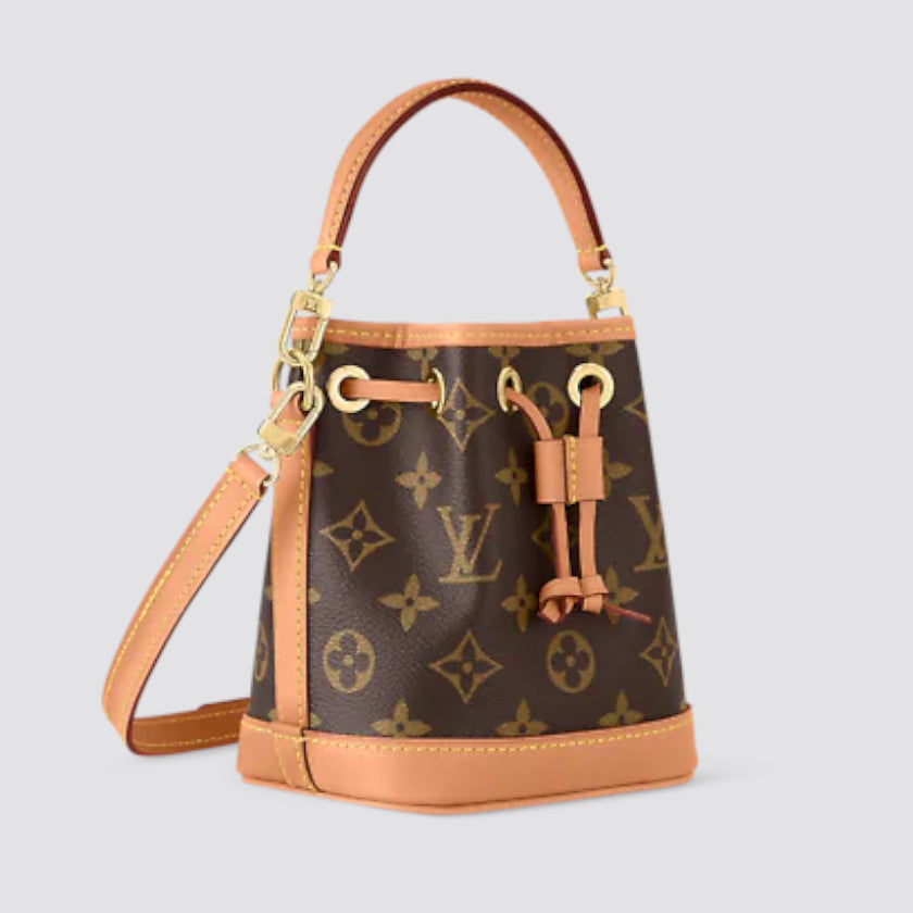 【LOUIS VUITTON】ルイ・ヴィトン ハンドバッグ モノグラム ナノ・ノエ レディース M81266 巾着 ミニ 2WAY ショルダー 肩掛け 斜め掛け