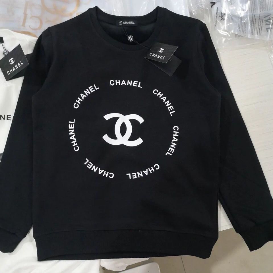 CHANEL 2023秋 ins プリント ゆったり 厚い バーカー シャネル ロゴ 100%綿 男女兼用 H0547