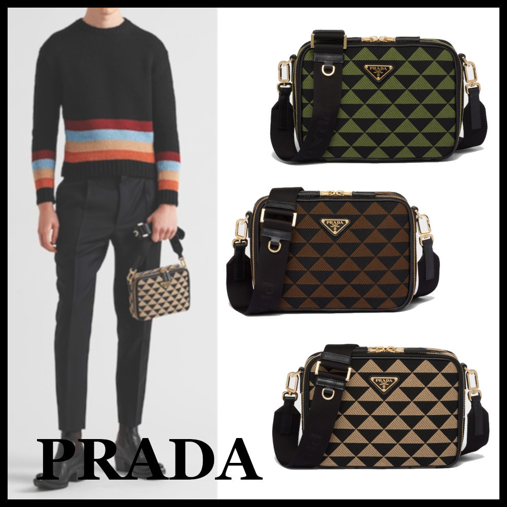 【高品質】★PRADA直営店★エンブロイダリー ファブリックバッグ-高島屋オンラインストア - 公式