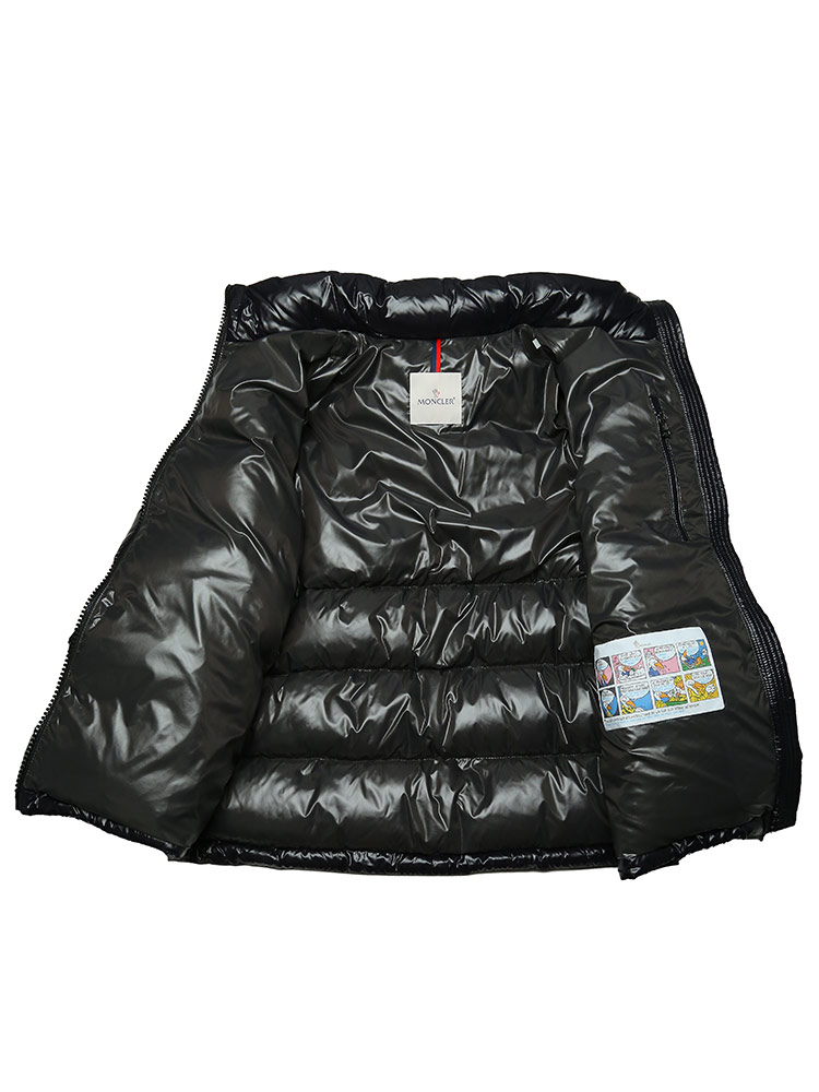 モンクレール ダウン メンズ MONCLER マヤ ブランド ダウンジャケット アウター ジャケット ブルゾン フード着脱 フルジップ Maya 定番 シンプル ショートダウン レギュラーフィット 紺 黒 MCMAYA2