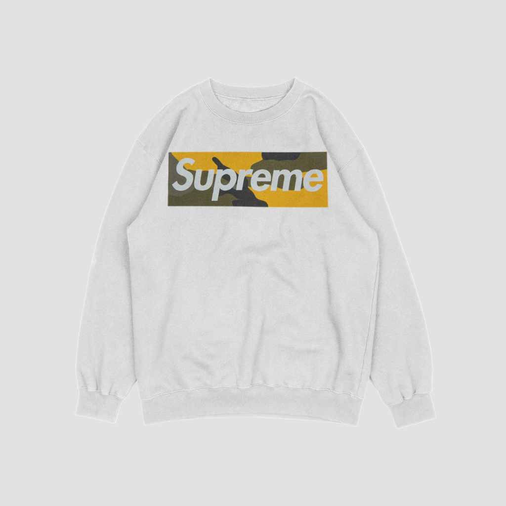 Supremeスウェット クル パーカー プリント  綿　男女兼用