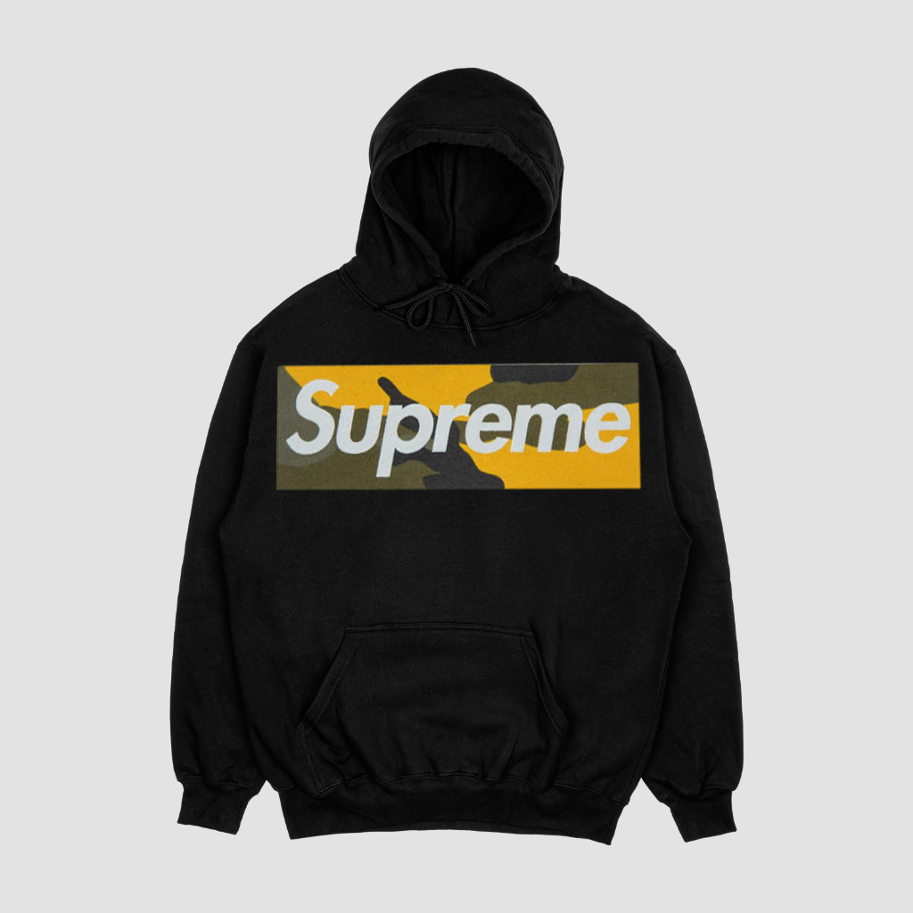 Supremeスウェット クル パーカー プリント  綿　男女兼用