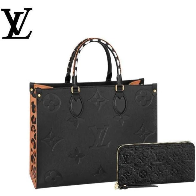 【高品質】LOUIS VUITTON オンザゴー MM 長財布 ベルト 2点セット お得 Ref:M58522+M61864
