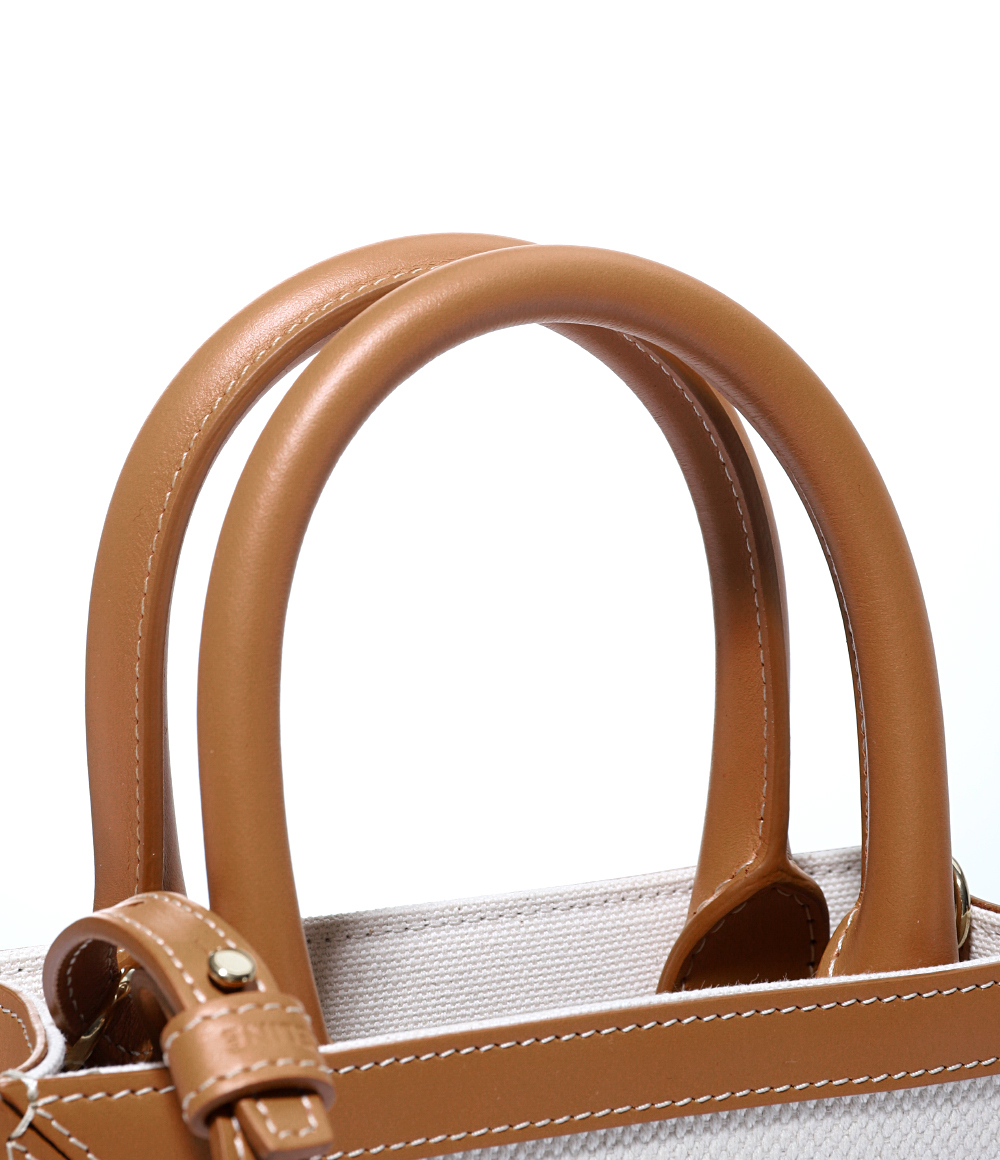 CELINE ミニ バーティカル カバ CELINEプリント