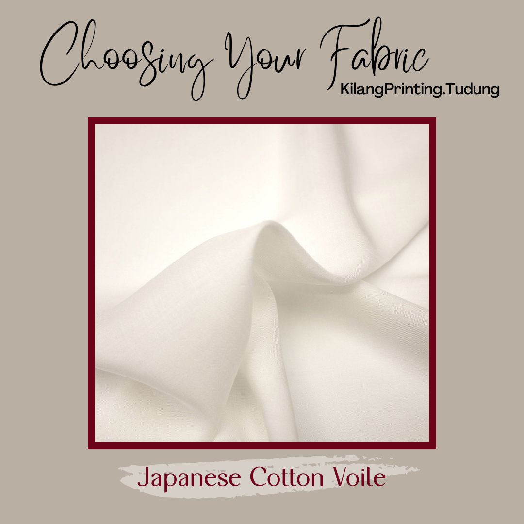 JAPANESE COTTON VOILE