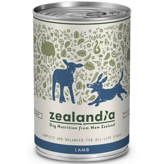 Zealandia Free Range Lamb Canned Dog Food (385g/ 12 cans)