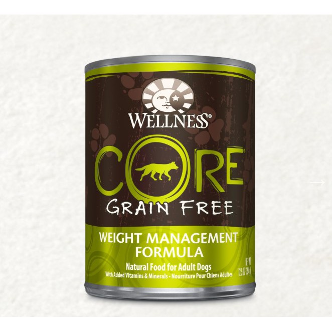 Wellness CORE Dog Weight Management Canned (12.5oz x 12 cans)