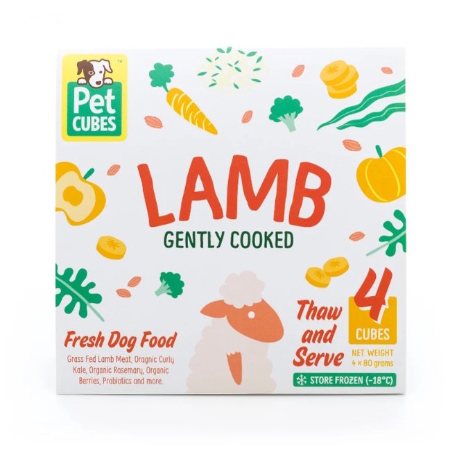 PETCUBES Gently Cooked Lamb (7 trays x 320g/2.25kg)