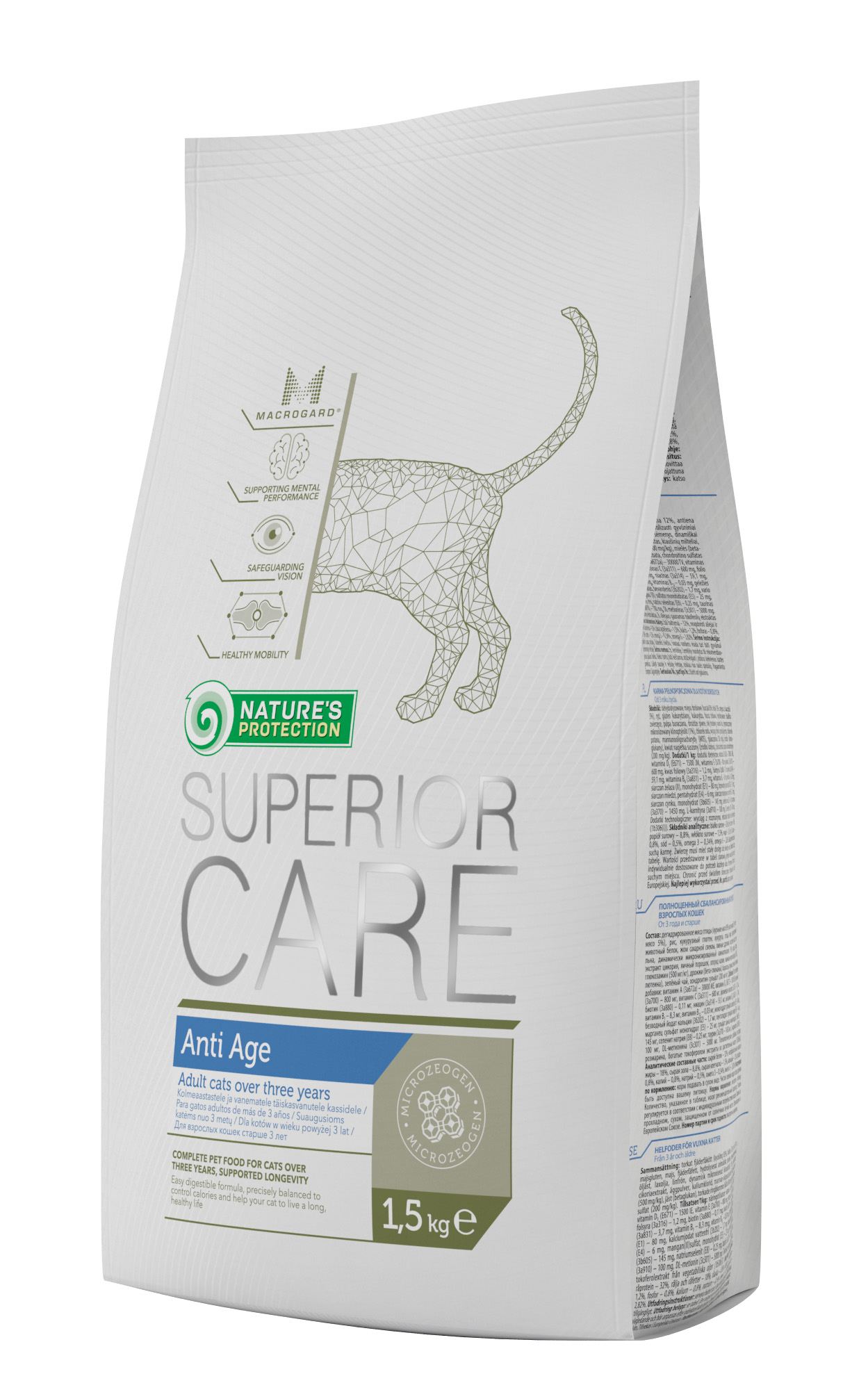 Nature's Protection Superior Care Cat Anti Age (1.5kg)