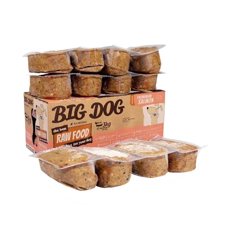 (10% Off) BIG DOG BARF Dog Salmon Raw Diet (3kg/ 12 patties)