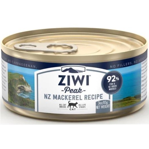 ZiwiPeak Mackerel Canned Cat Food (85g/24 cans, 185g/12 cans)