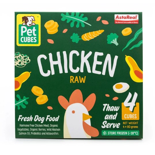 PETCUBES Raw Chicken (7 trays x 320g/2.25kg)