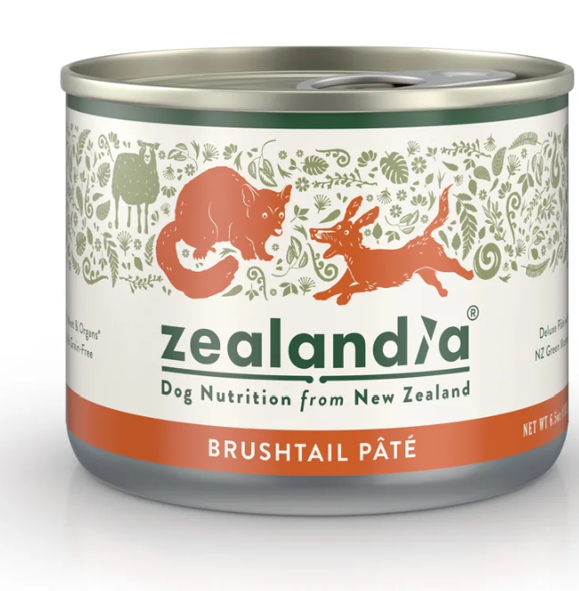 Zealandia Dog Wild NZ Brushtail Canned Food (185g/ 24 cans)