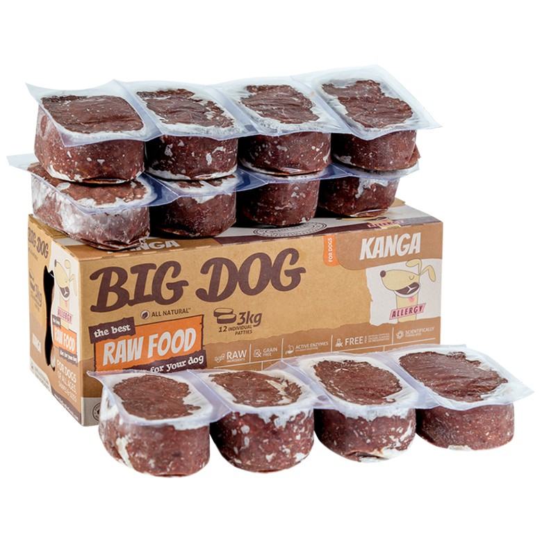 (10% Off) Big Dog Barf Kangaroo Dogs (3kg)