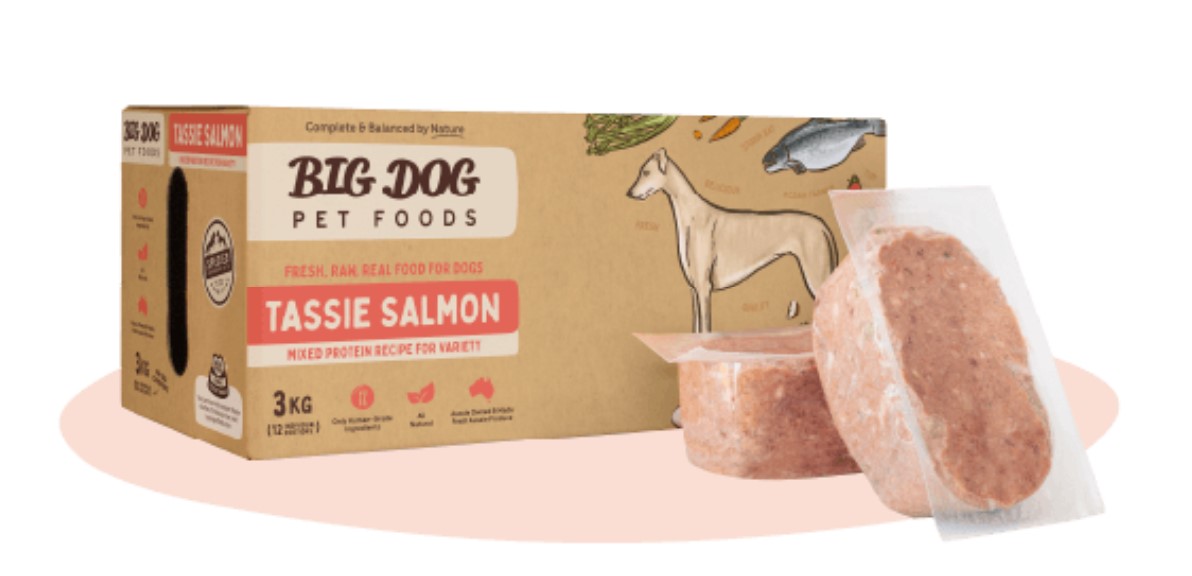 (10% Off) BIG DOG BARF Dog Salmon Raw Diet (3kg/ 12 patties)