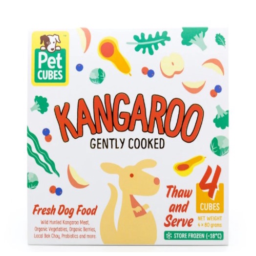 PETCUBES Gently Cooked Kangaroo (7 trays x 320g/2.25kg)