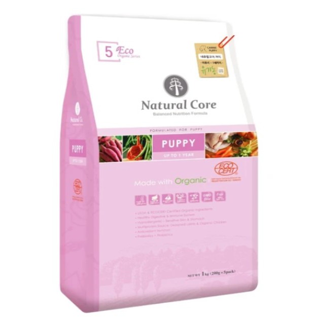 Natural Core Dog Eco 5 Organic Puppy Food (1kg, 7kg)