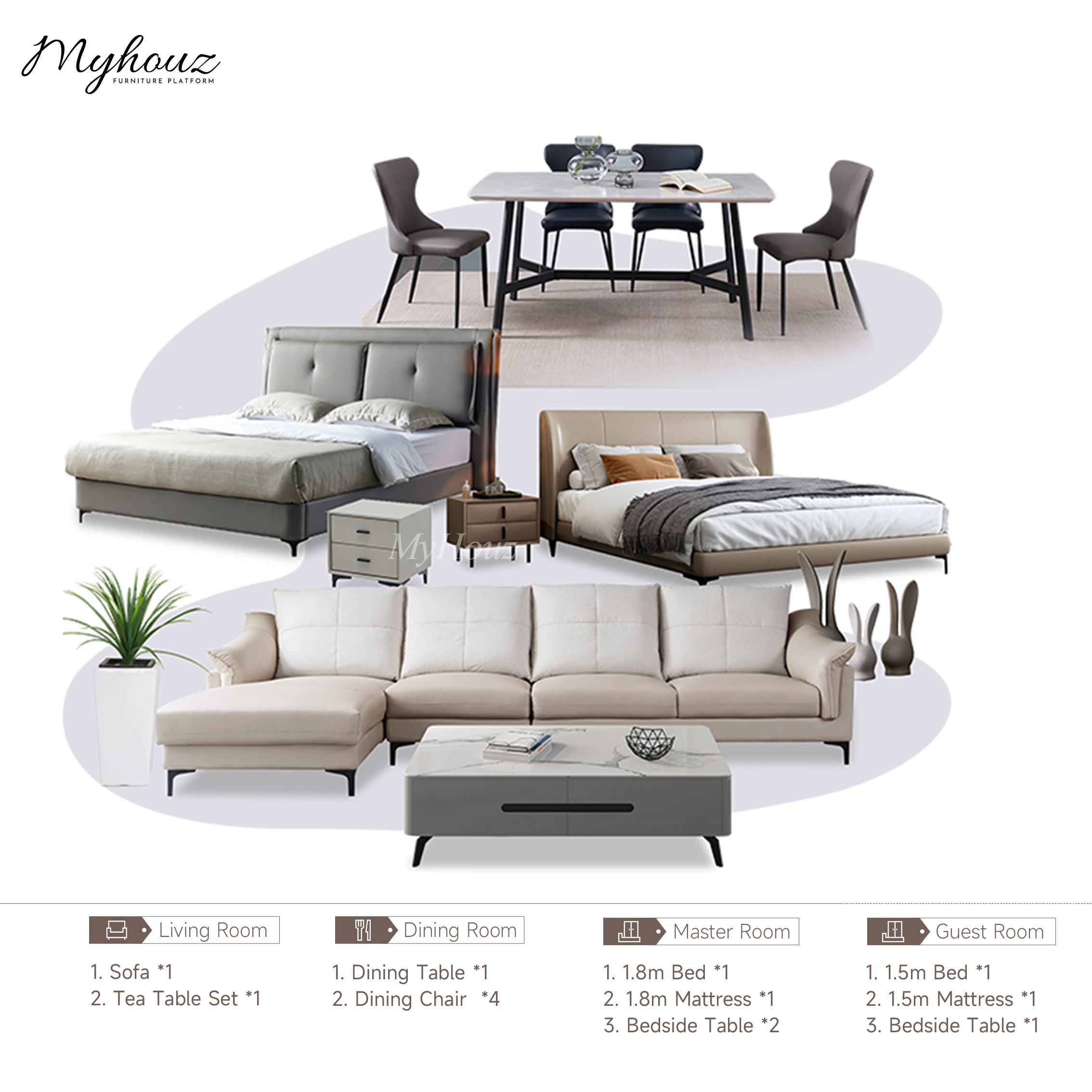 Dusk Snow Furniture Set