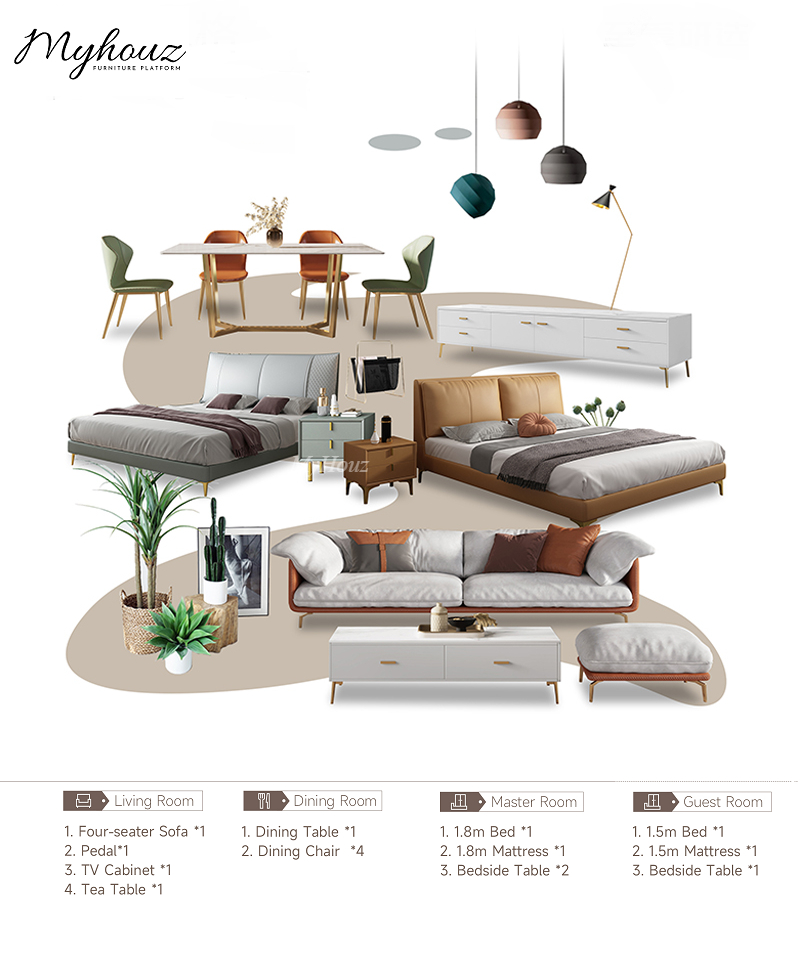 Light Luxury Furniture Set IFS-07