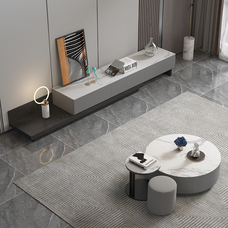 Simple Modern Sintered Stone Tea Table IMTT-004