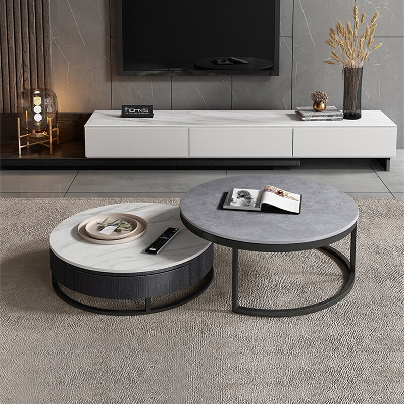 Modern Sintered Stone Tea Table Set ITTS-006