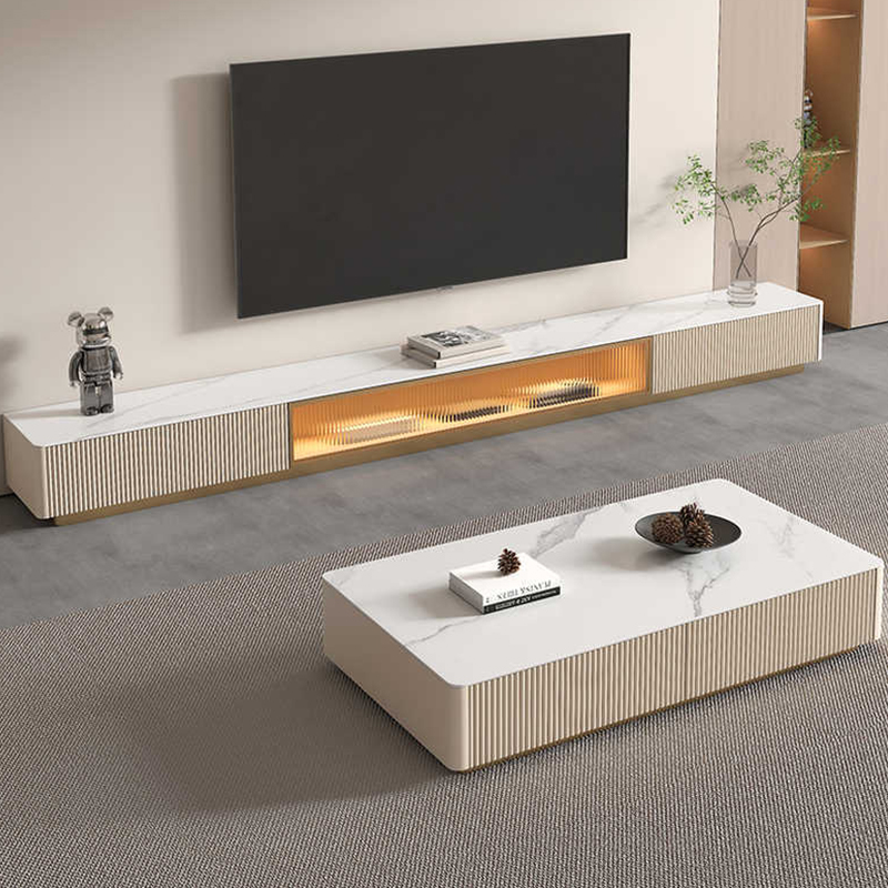 Modern Cream Color TV Cabinet ITVC-031B