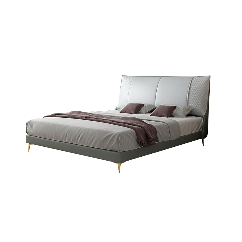 Light Lux Napa Leather Bed ILB-020