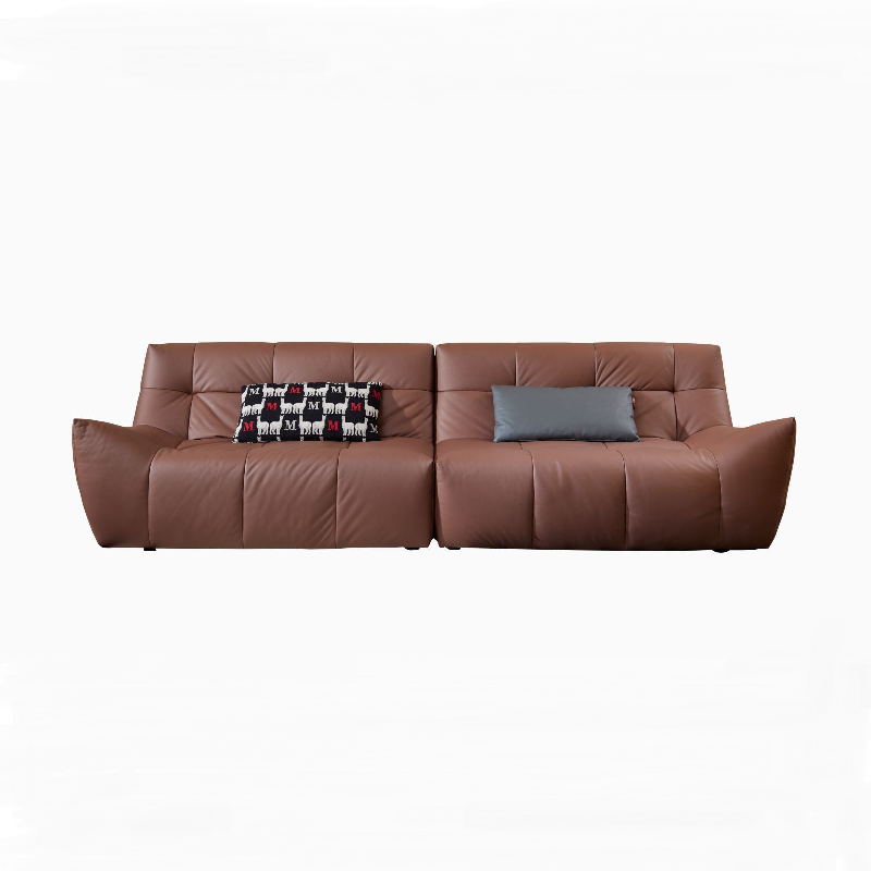 Modern Minimalism Leathaire Sofa ILS-042-CA & ILS-042-JT