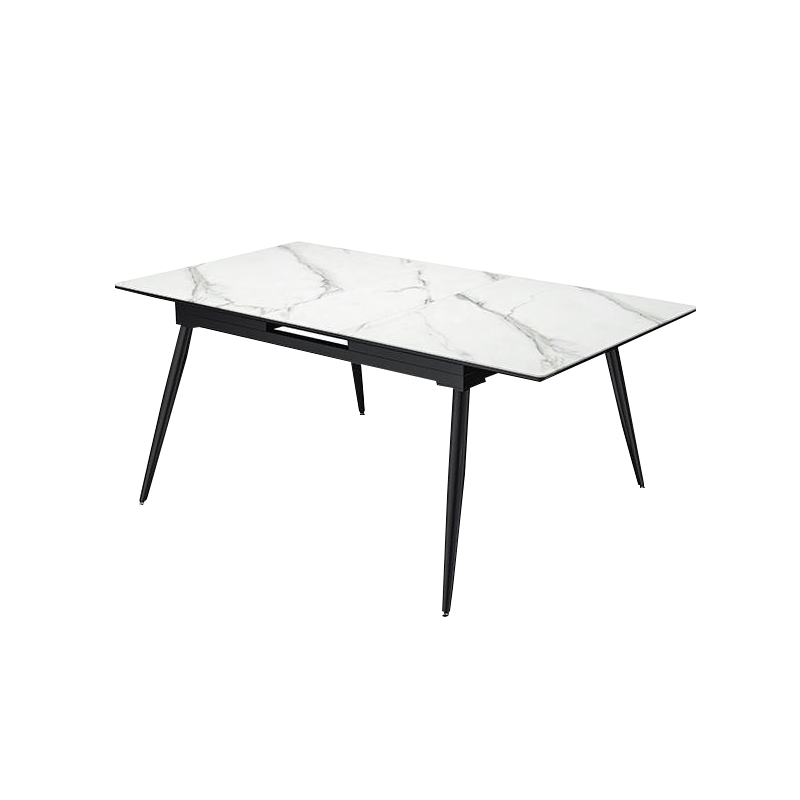 Modern Minimalism Retractable Sintered Stone Dining Table IRDT-018 & Dining Chair IRDC-018