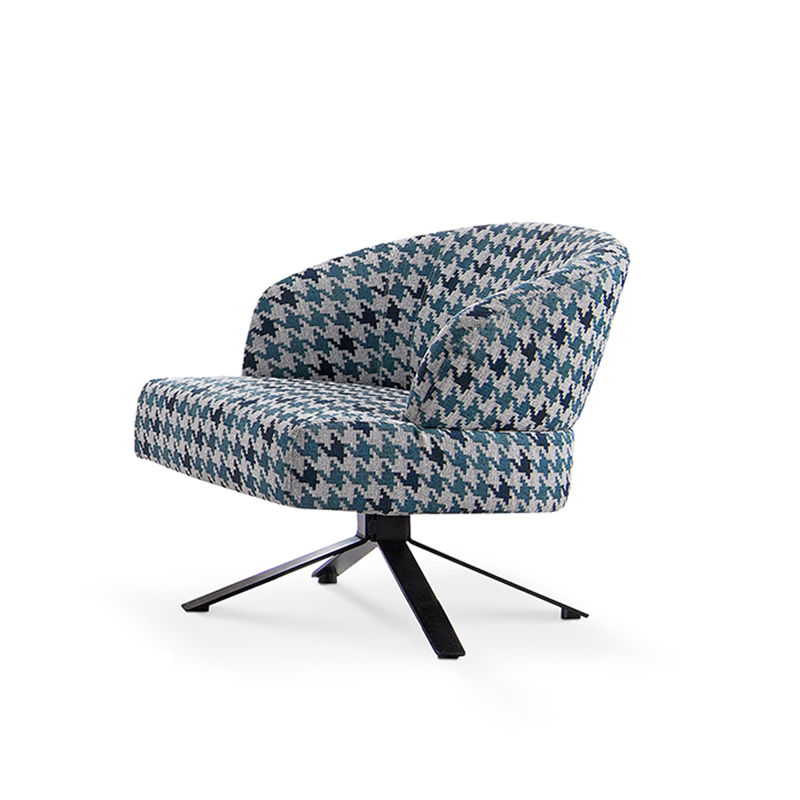 Modern Light Luxury Fabric Leisure Chair ILC-26L185