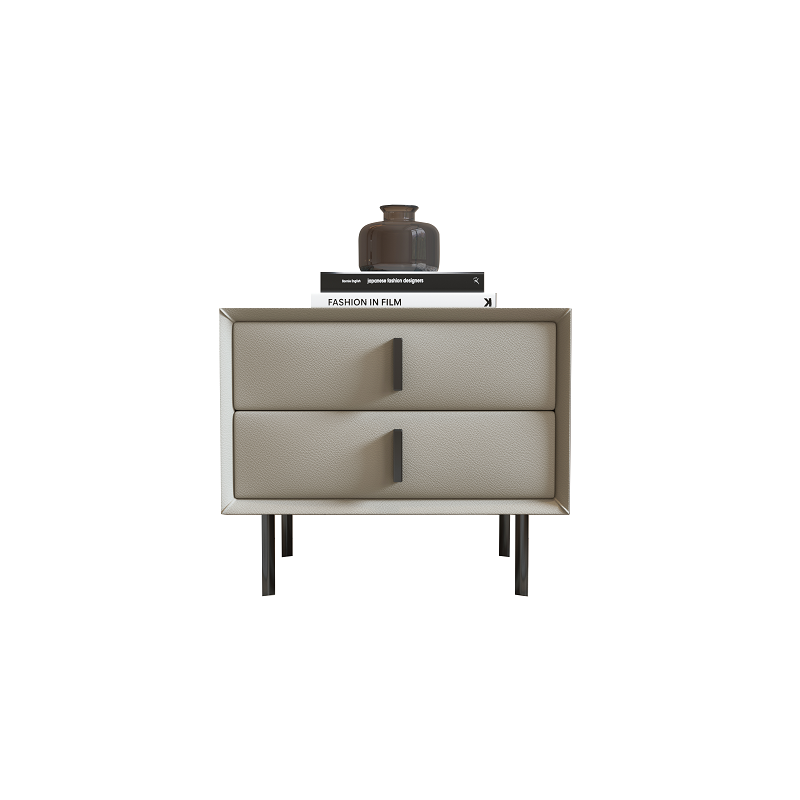 Modern Minimalism Light Grey Bedside Table  IGBT-010